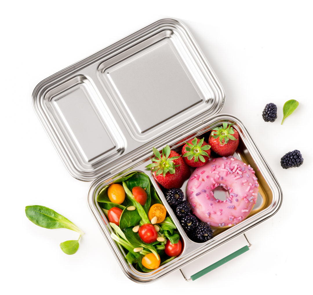 Lekkabox DUO nerezový box se 2 odděleními - les