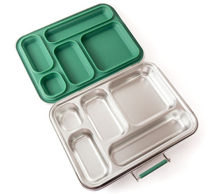 Lekkabox GRANDE nerezový box se 5 odděleními - les