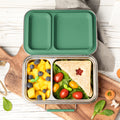 Lekkabox DUO nerezový box se 2 odděleními - les