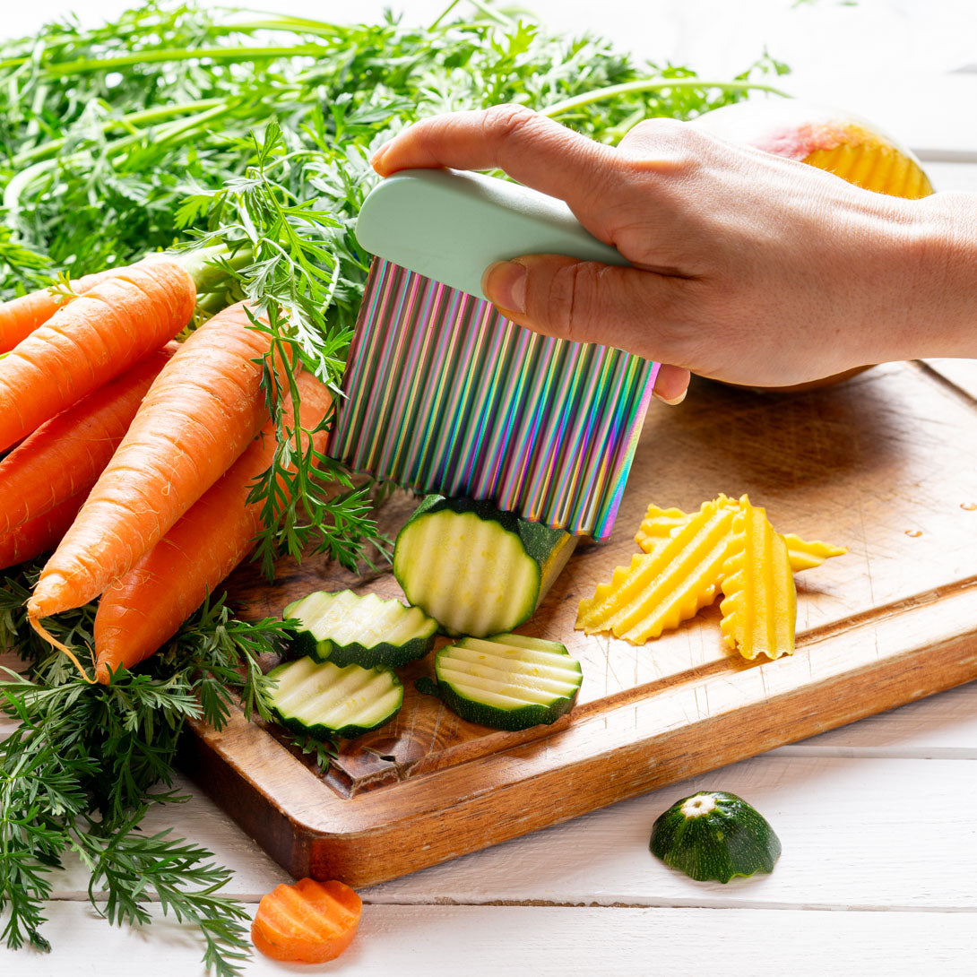 LEKKABOX® Vlnkový kráječ – duhový