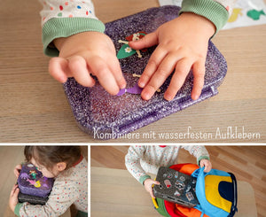 Lekkabox Glamour MINI - růžový se třpytkami