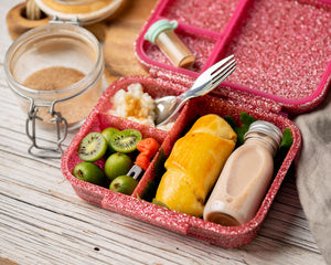Lekkabox Glamour MINI - růžový se třpytkami