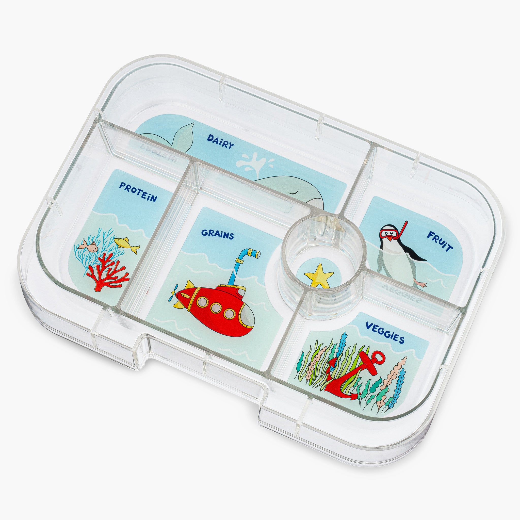 Extra tácek k Yumbox Original - Ponorka 6 oddělení