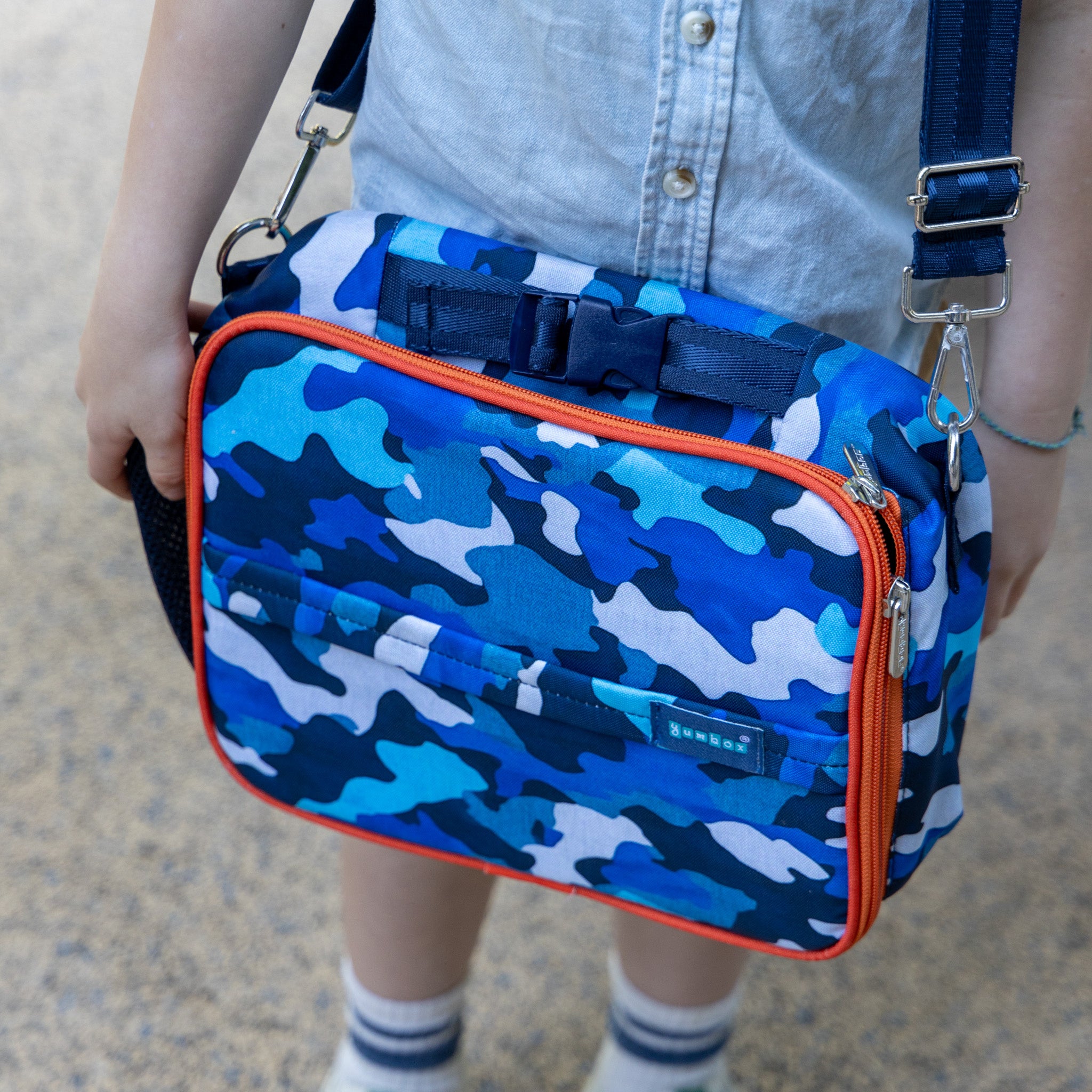 Yumbox termo izolační taštička na lunchbox s popruhem - Kamufláž