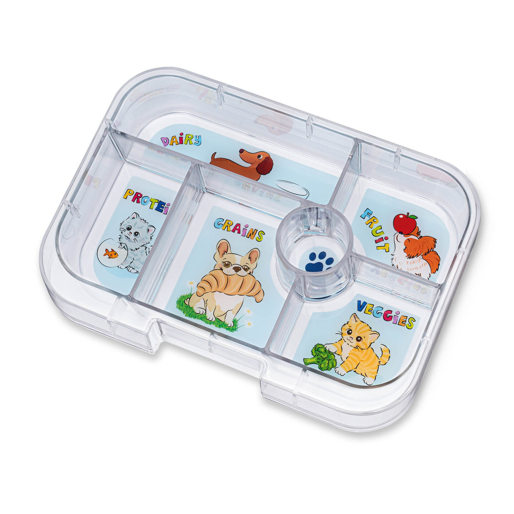 Yumbox Original 6 oddělení fialová (pejsci a kočičky)