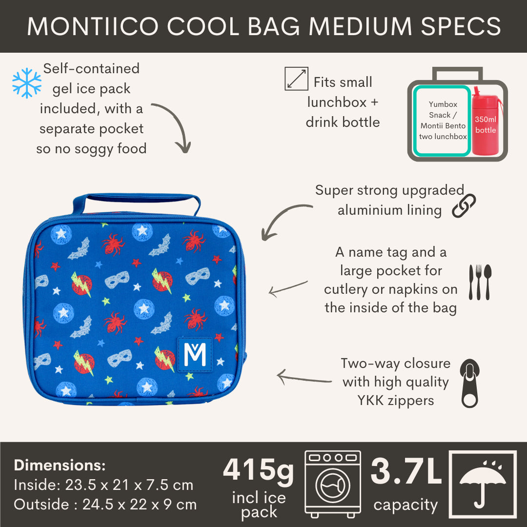 Montii termoizolační taška Superhrdina - velikost M