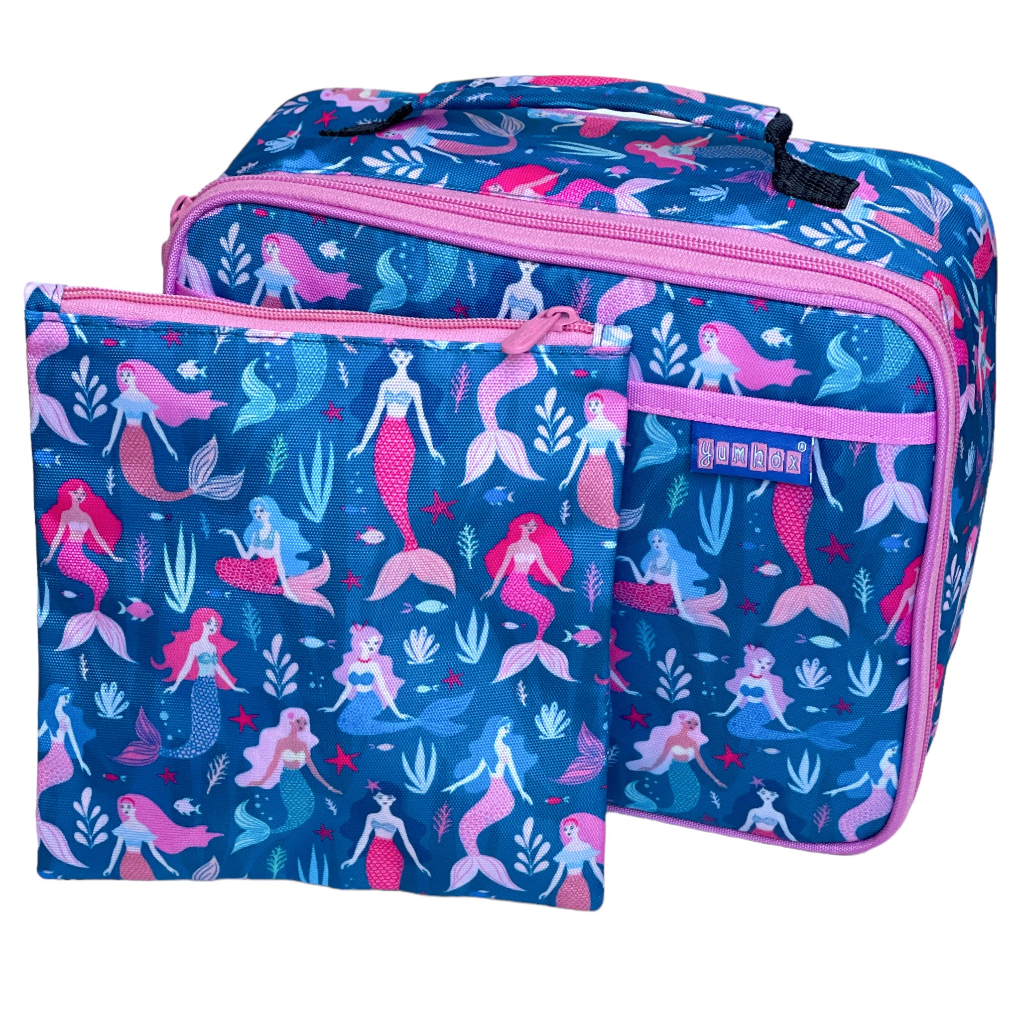 Yumbox POCHETTE - zero waste sáček na sendviče - Mořské víly - ZIP