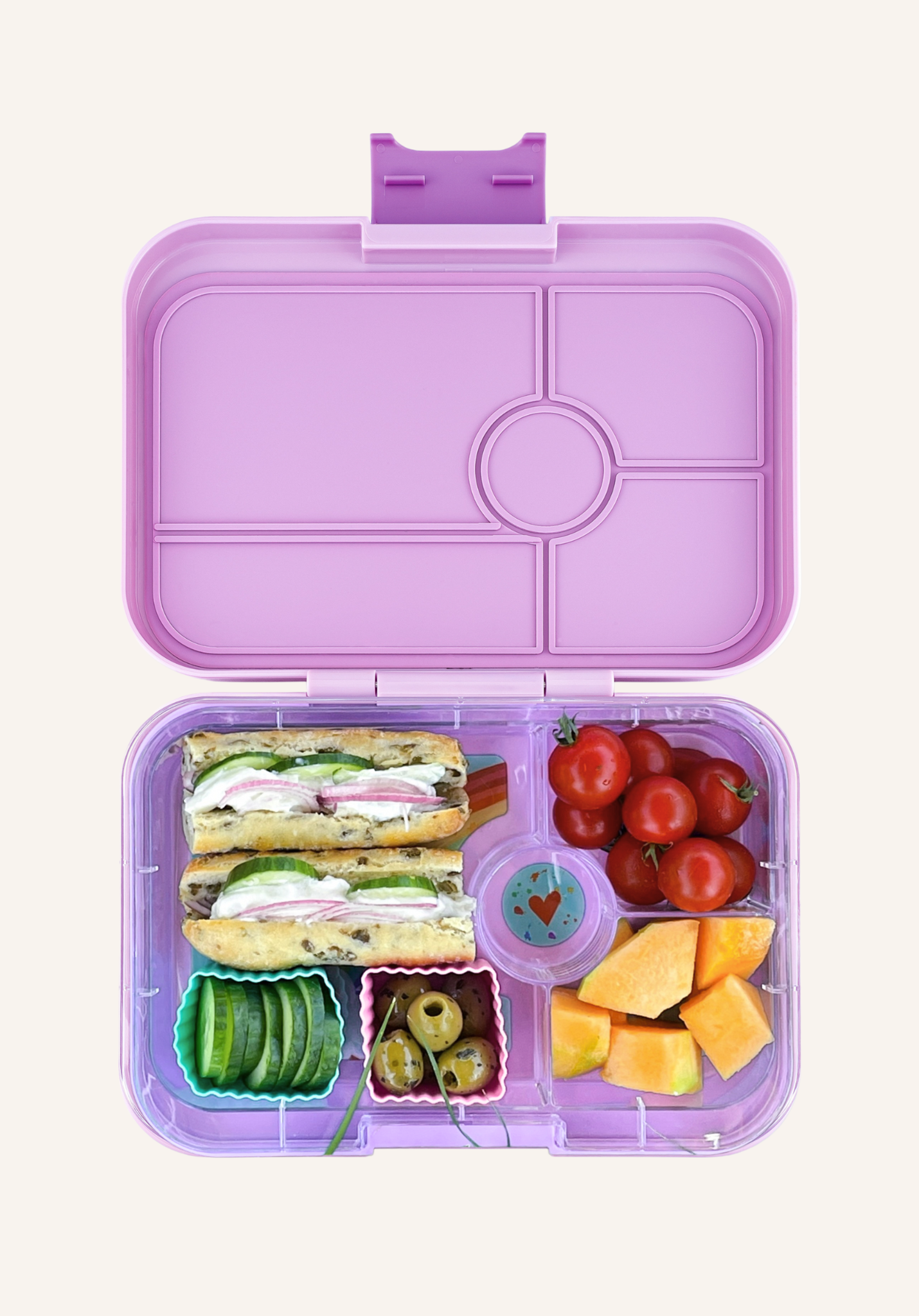 Yumbox Tapas XL 4 oddělení sevillská fialová