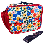Načíst obrázek do prohlížeče Galerie, Yumbox termo izolační taštička na lunchbox s popruhem - Makové kvítky
