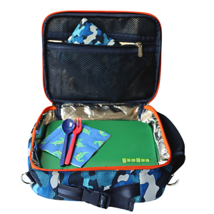 Yumbox termo izolační taštička na lunchbox s popruhem - Kamufláž