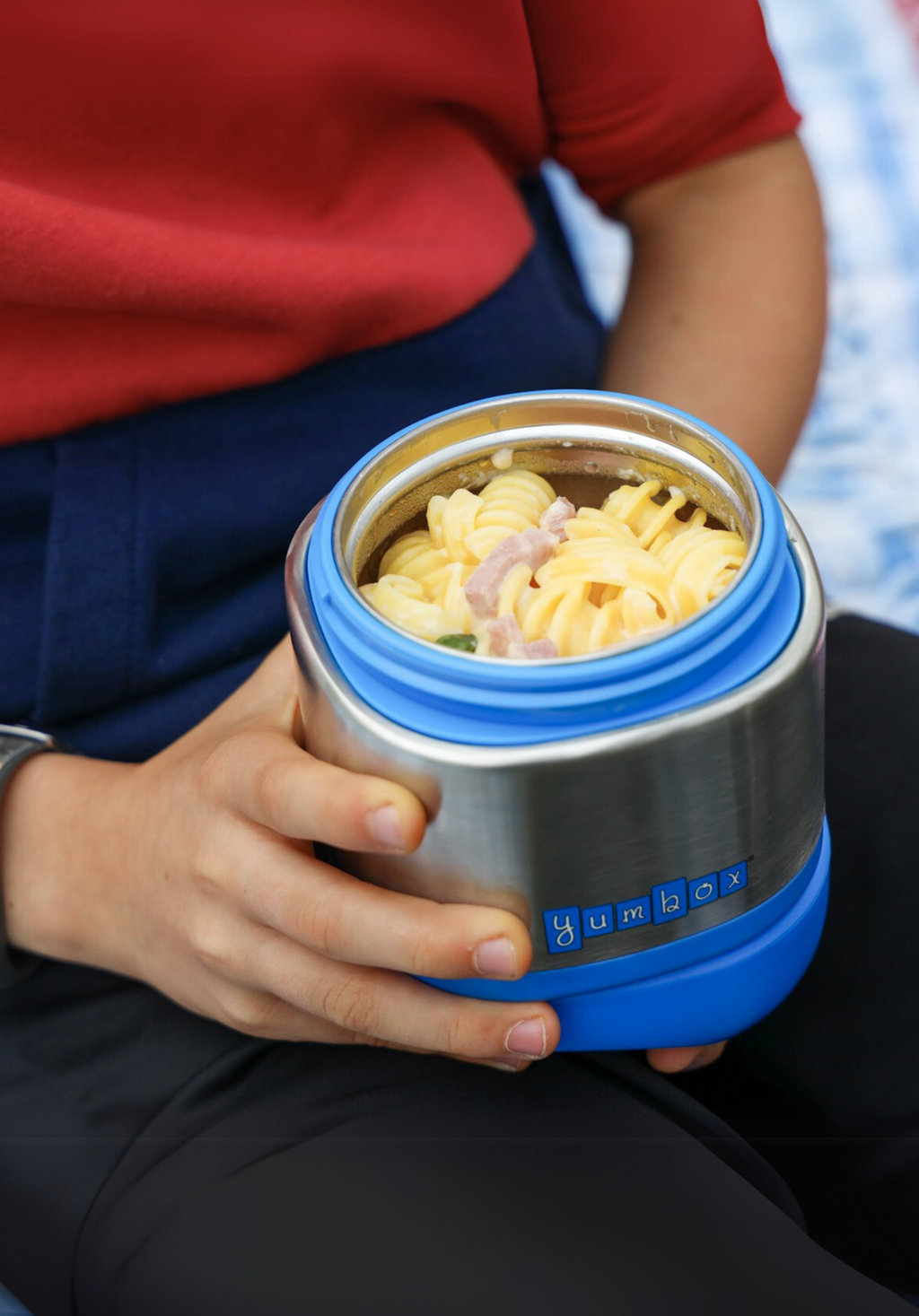 Yumbox Cubi 295ml termoska na jídlo Surf Blue