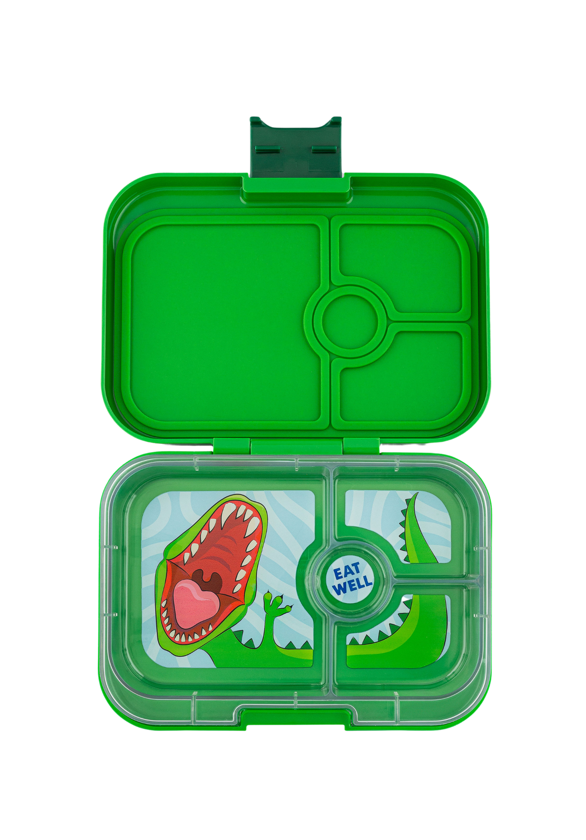 Yumbox Panino 4 oddělení zelený (žralok)