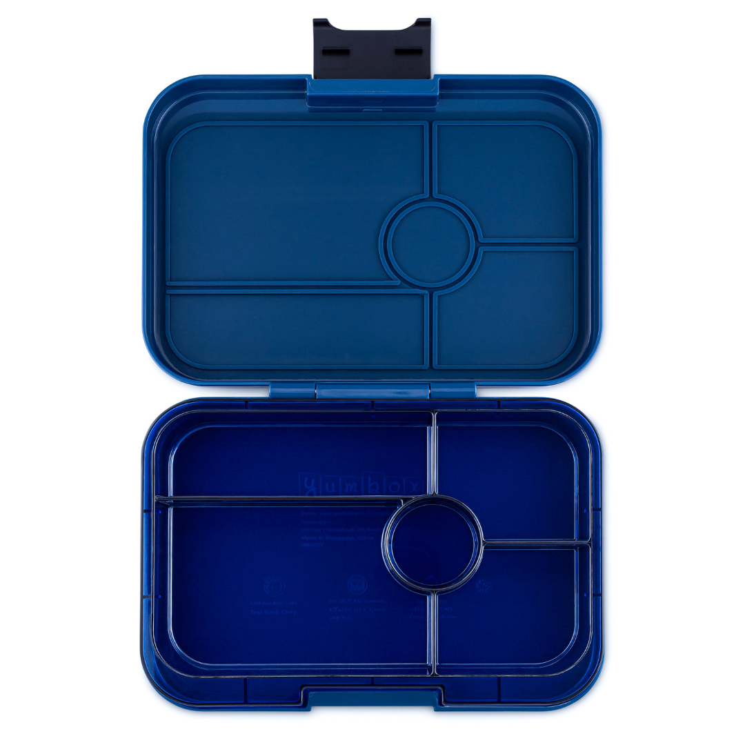 Yumbox XL Tapas 5 oddělení modrá Monte Carlo (transparetní modrý tác)