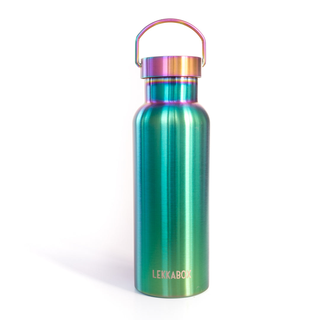 Lekkabox ISO 600ml - termoizolační láhev duhová