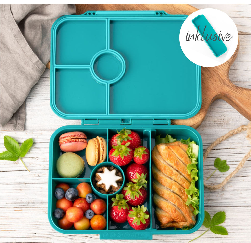 Lekkabox Classic se 4 odděleními - petrolejová
