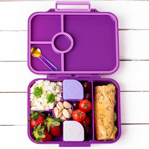 Lekkabox Classic se 4 odděleními - lila