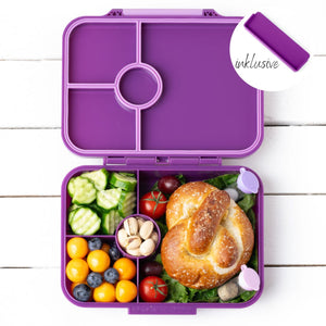 Lekkabox Classic se 4 odděleními - lila