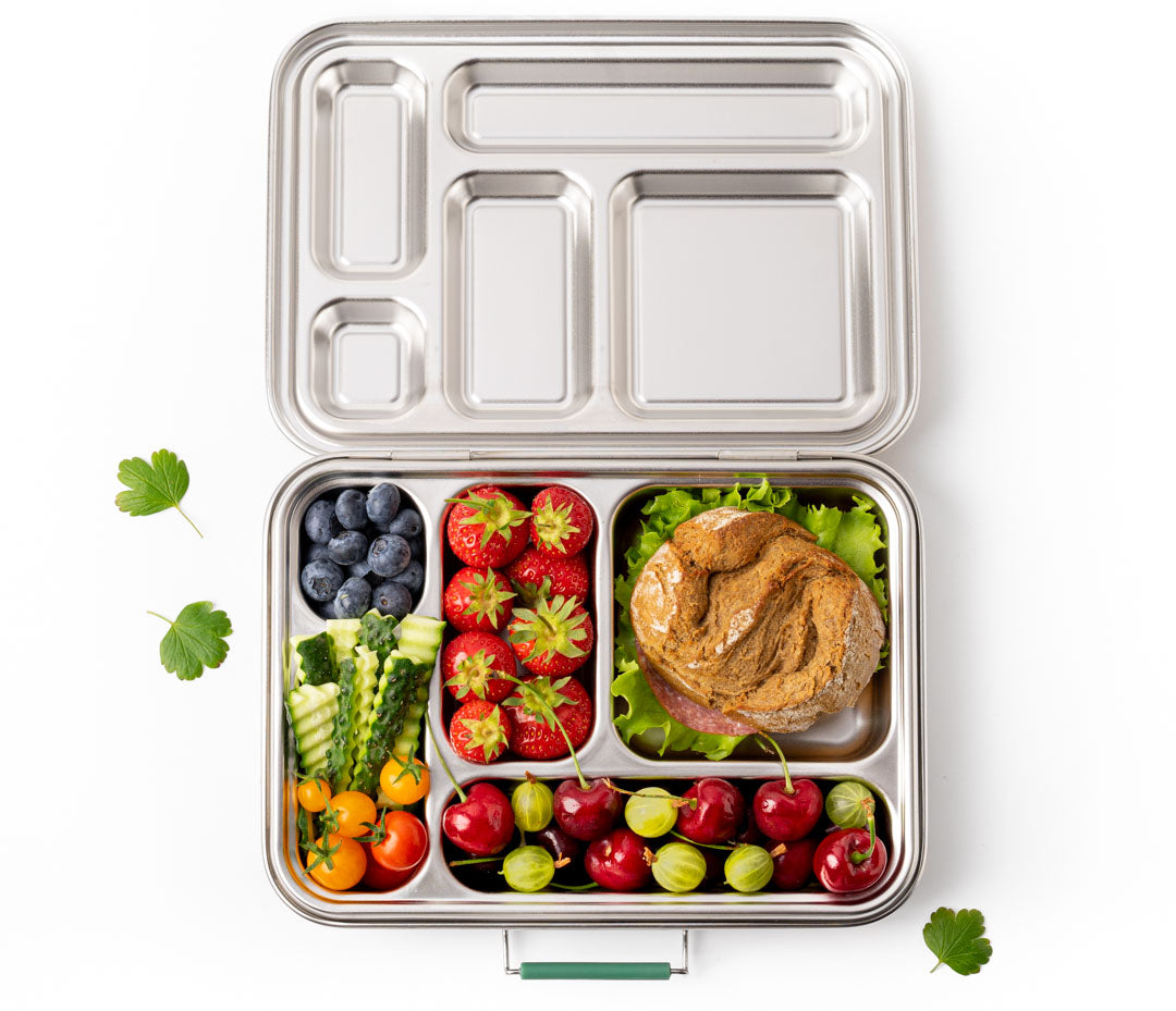 Lekkabox GRANDE nerezový box se 5 odděleními - les