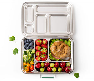 Lekkabox GRANDE nerezový box se 5 odděleními - les