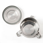 Načíst obrázek do prohlížeče Galerie, Nepropustná nerezová dóza Lekkabox Clipsy 400ml - stříbrná
