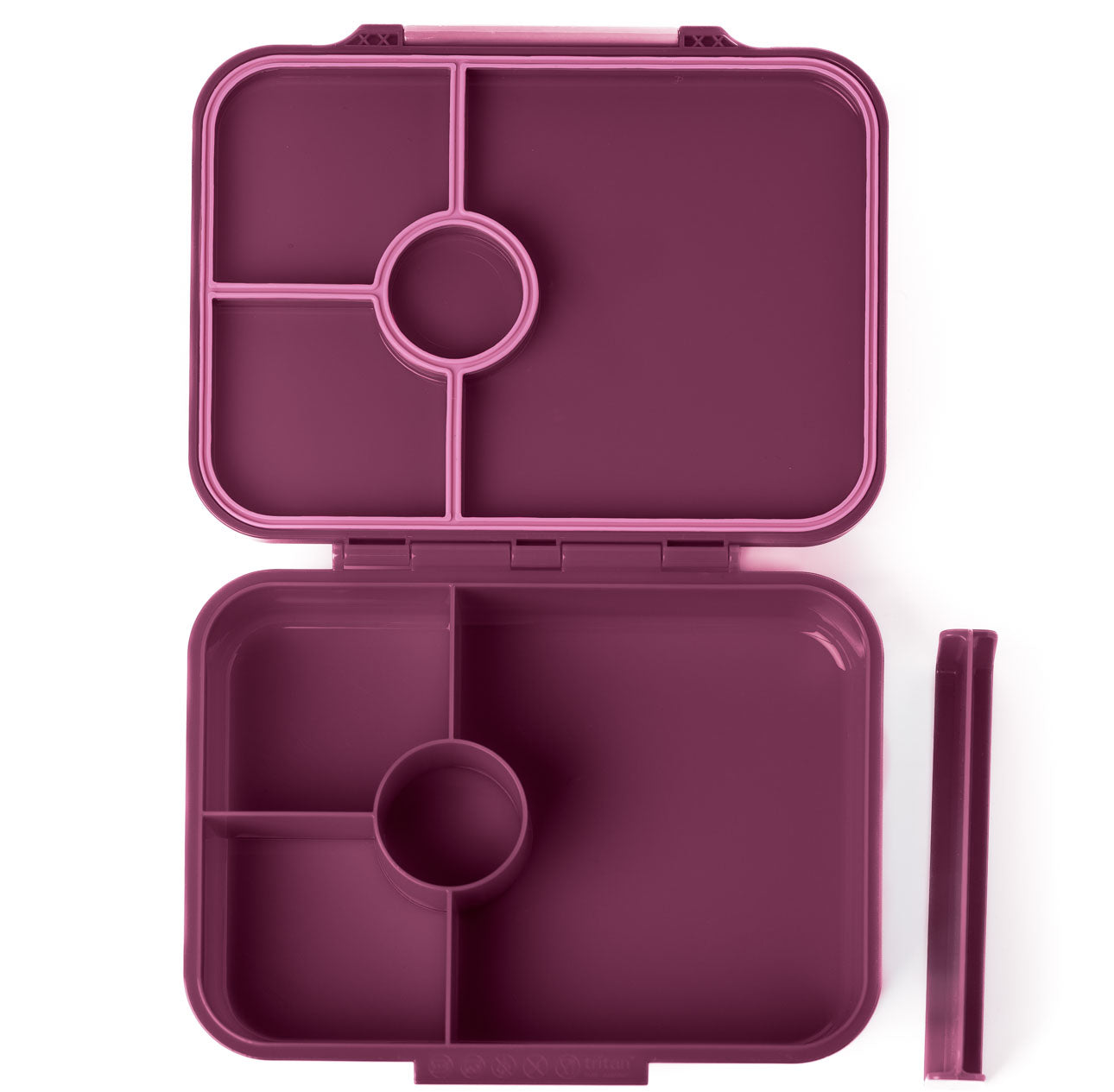 Lekkabox Classic se 4 odděleními - švestka
