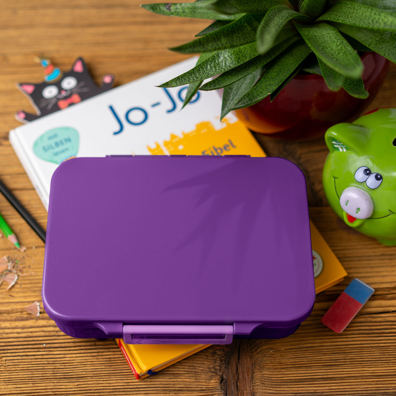 Lekkabox Classic se 4 odděleními - lila