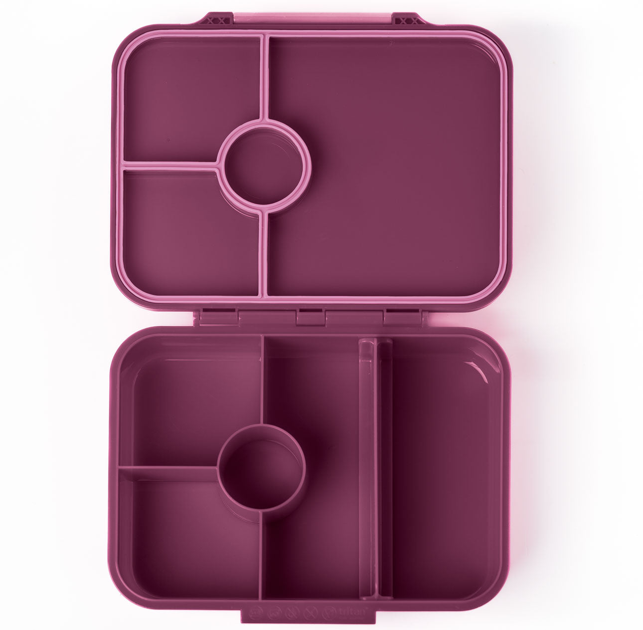 Lekkabox Classic se 4 odděleními - švestka