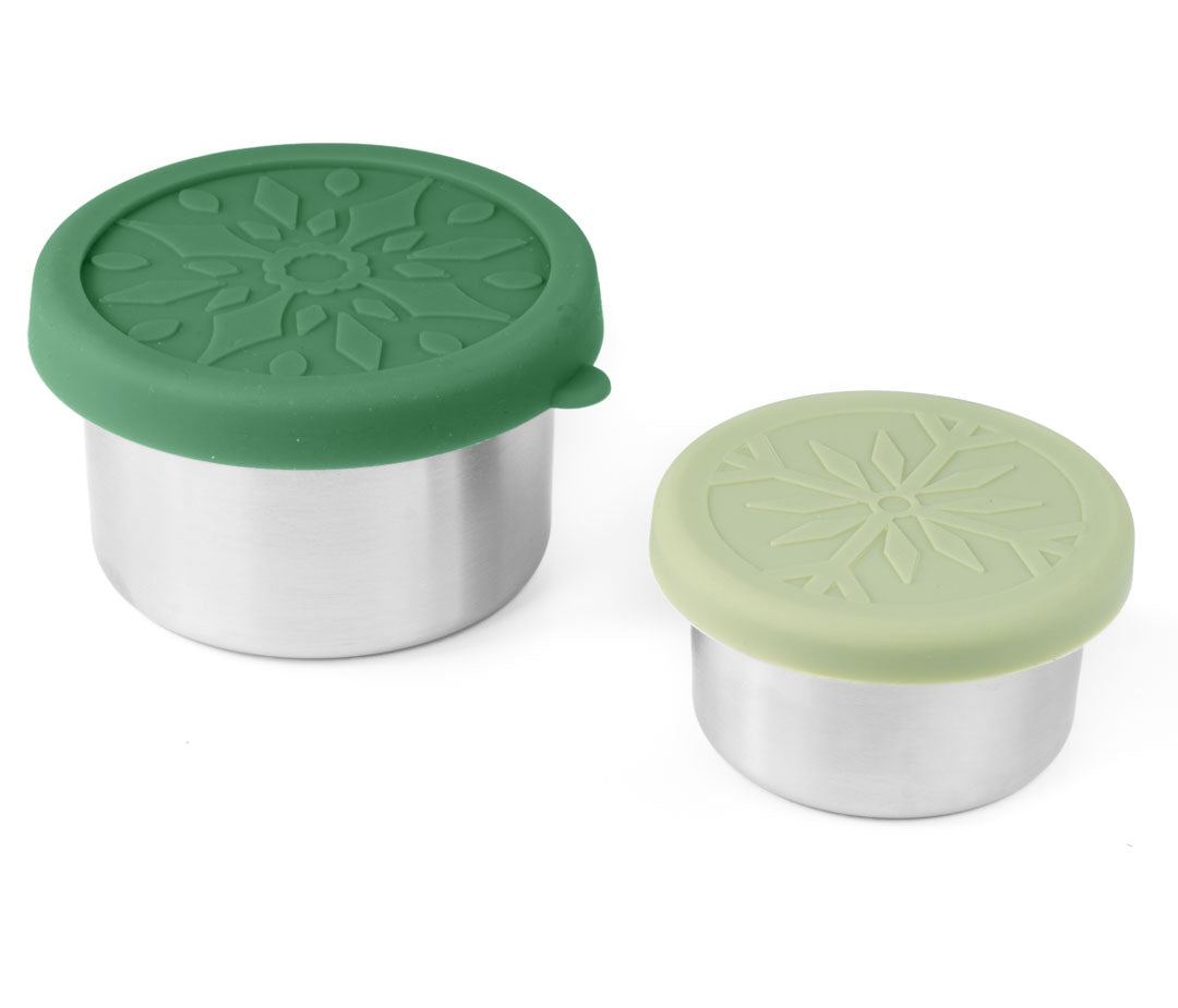 Sada 2 nerezových nádobek na omáčky - les