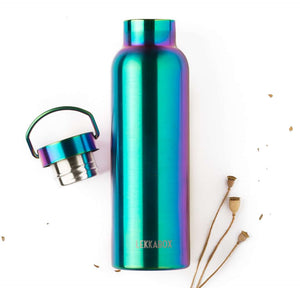 Lekkabox ISO 600ml - termoizolační láhev duhová