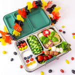 Načíst obrázek do prohlížeče Galerie, Lekkabox GRANDE nerezový box se 5 odděleními - les
