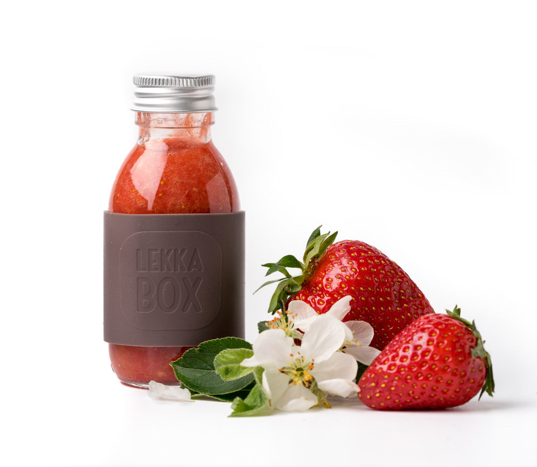 Lekkabox Juicy Mini lahvička smoothie/džus 100ml hnědá