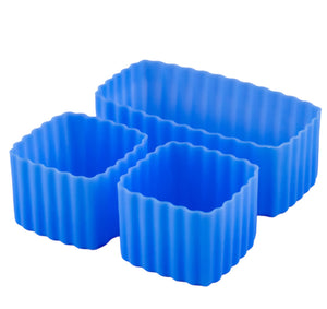 Sada 2+1 silikonových formiček Little Lunch Box Co - Borůvka