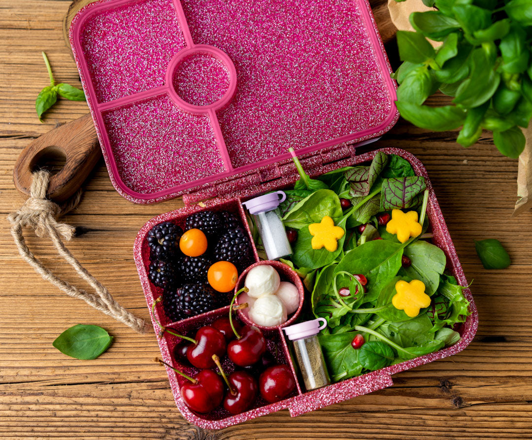 Lekkabox Salty - skleněná solnička a pepřenka - levandule