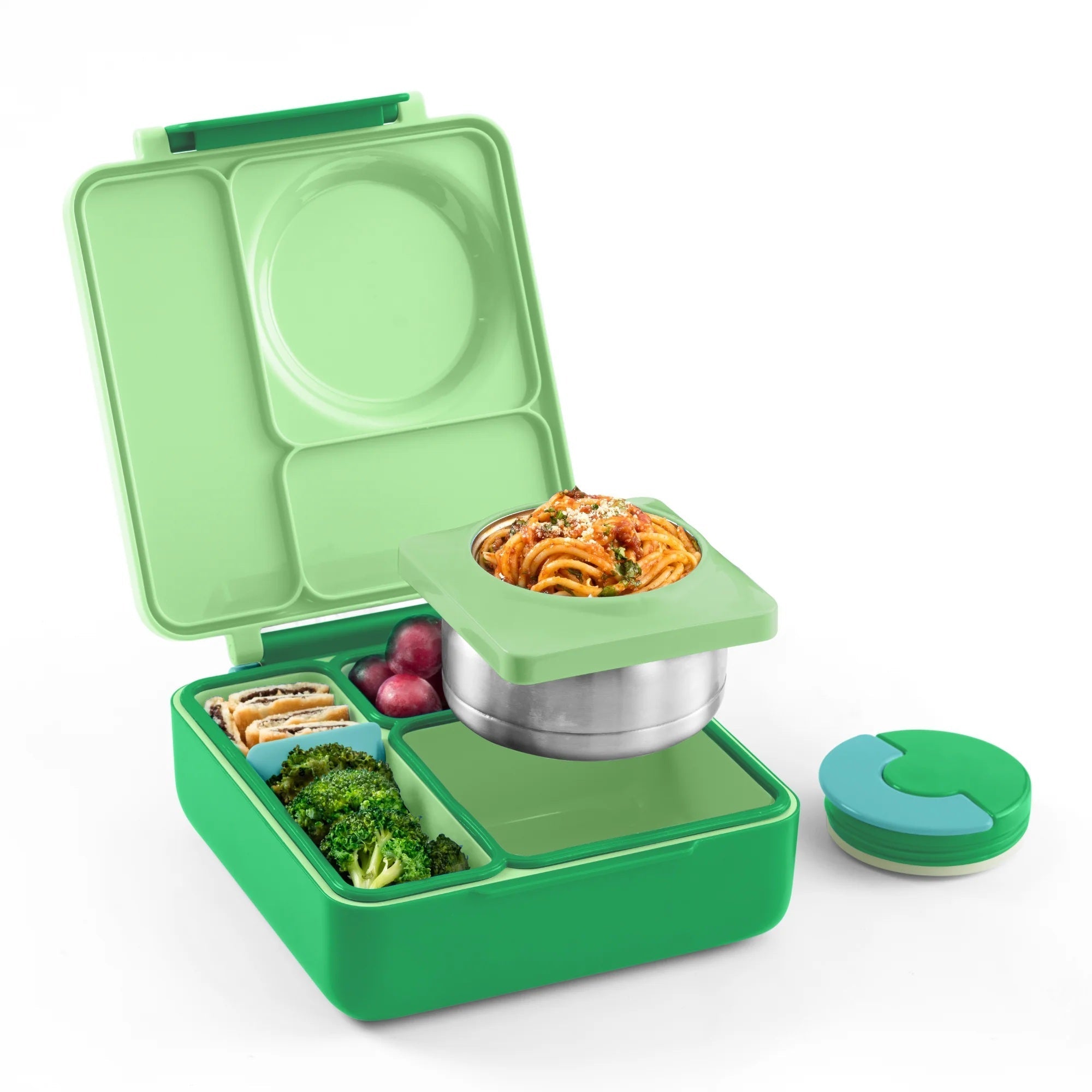 OmieBox hot & cold - Lunchbox s vyjímatelnou termonádobou Jablko