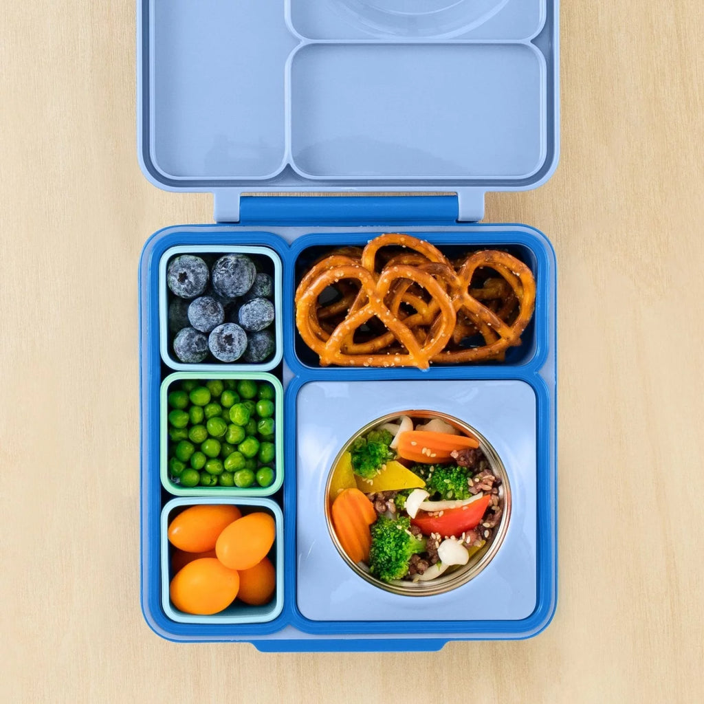 OmieDip pro OmieBox - sada 2 silikonových dóziček - modrá a mentolová