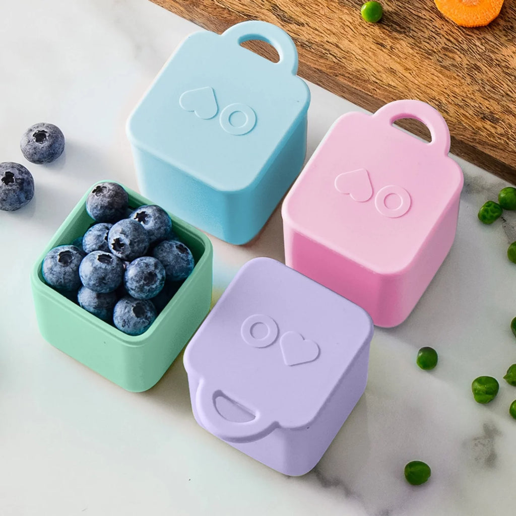 OmieDip pro OmieBox - sada 2 silikonových dóziček - modrá a mentolová