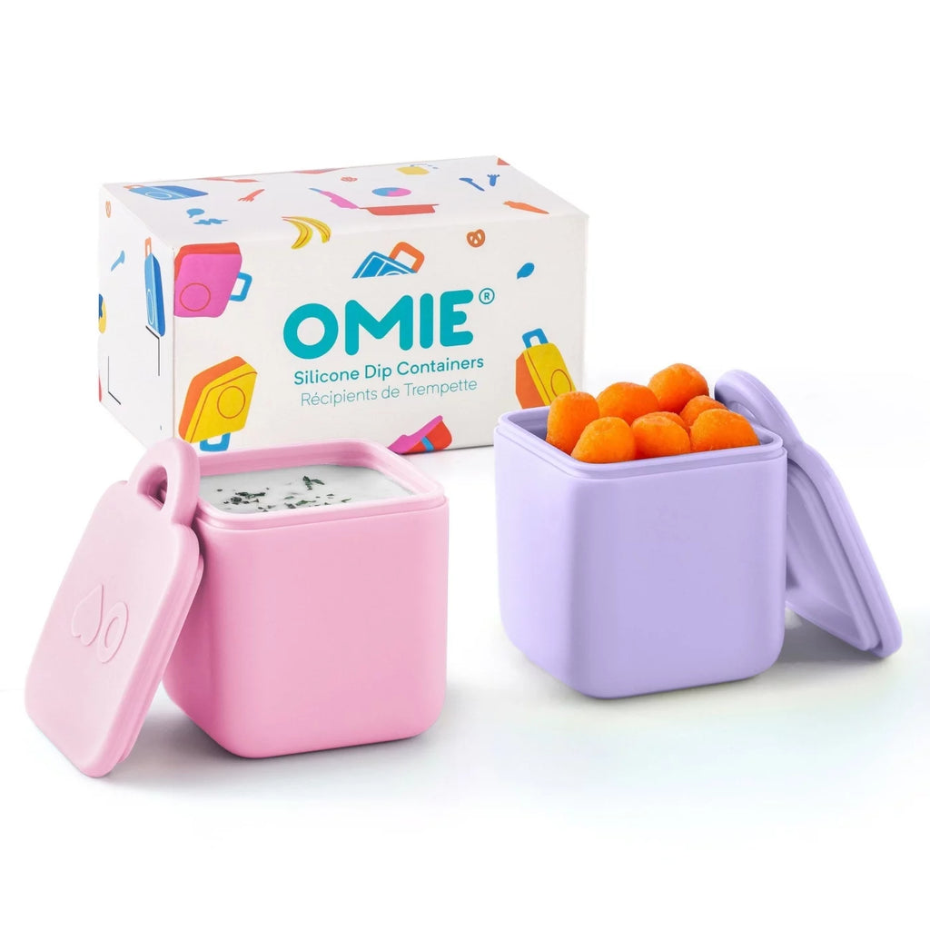 OmieDip pro OmieBox - sada 2 silikonových dóziček - modrá a mentolová