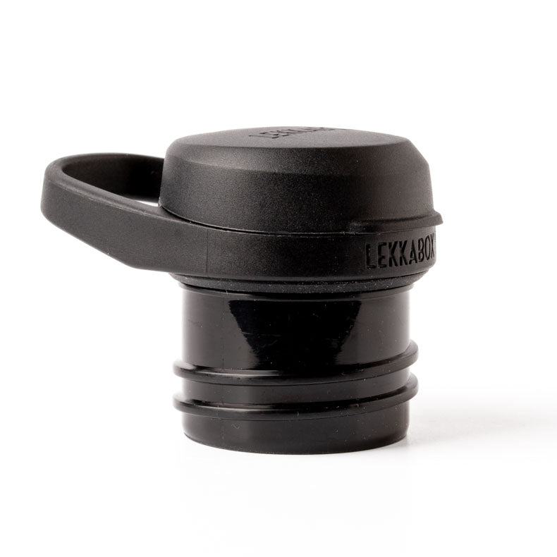 Sportovní free flow víčko pro všechny láhve Lekkabox - černá