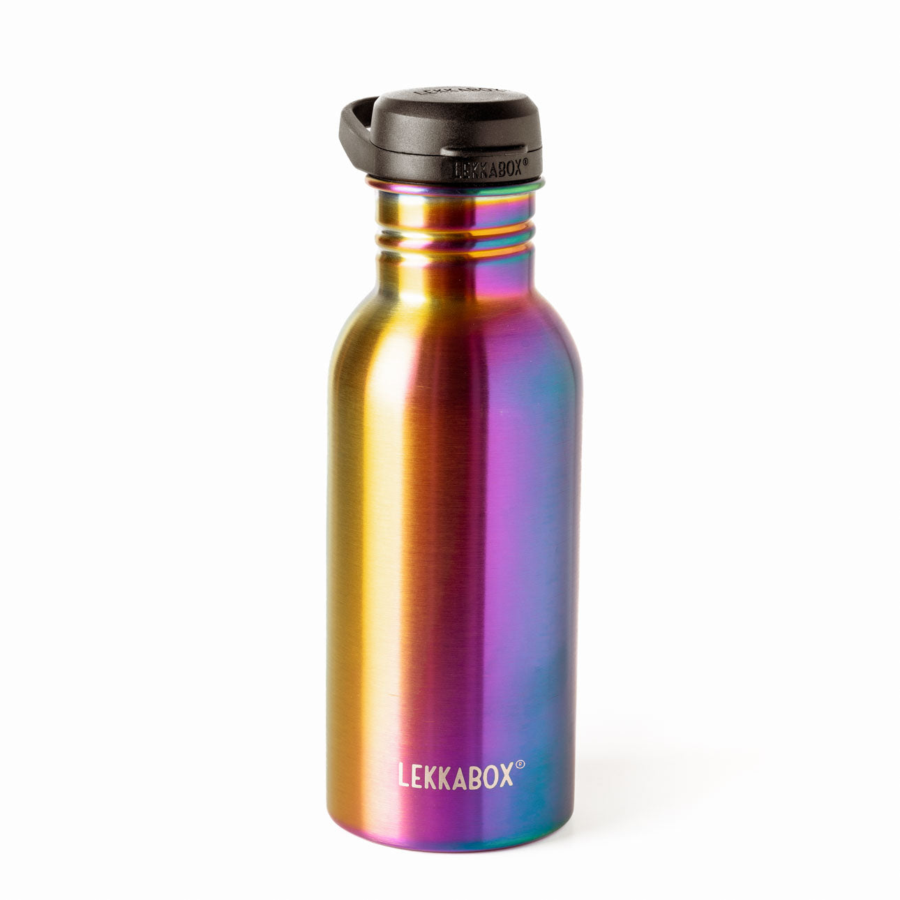 Lekkabox GO 500ml - lehká nerezová láhev - duhová