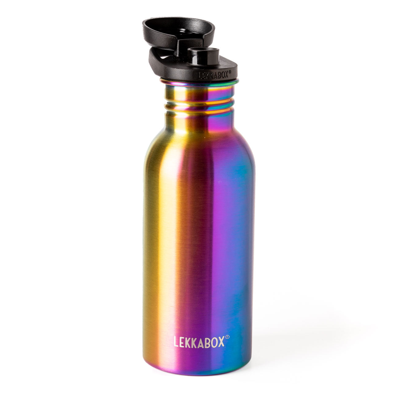 Lekkabox GO 500ml - lehká nerezová láhev - duhová