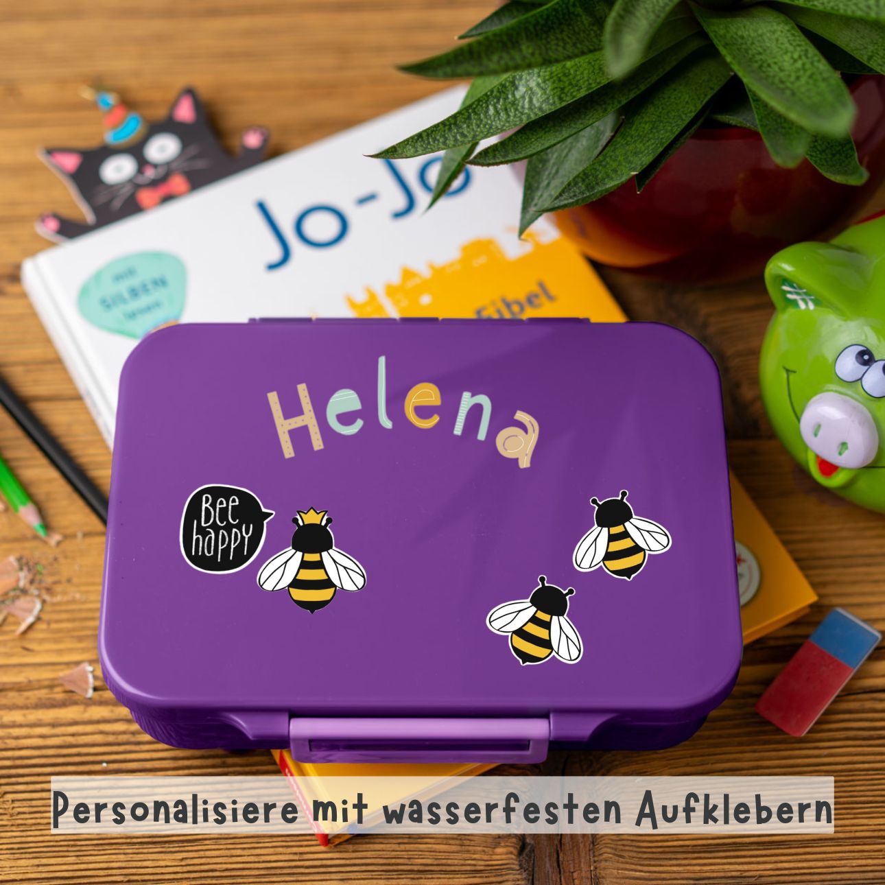 Lekkabox Classic se 4 odděleními - lila