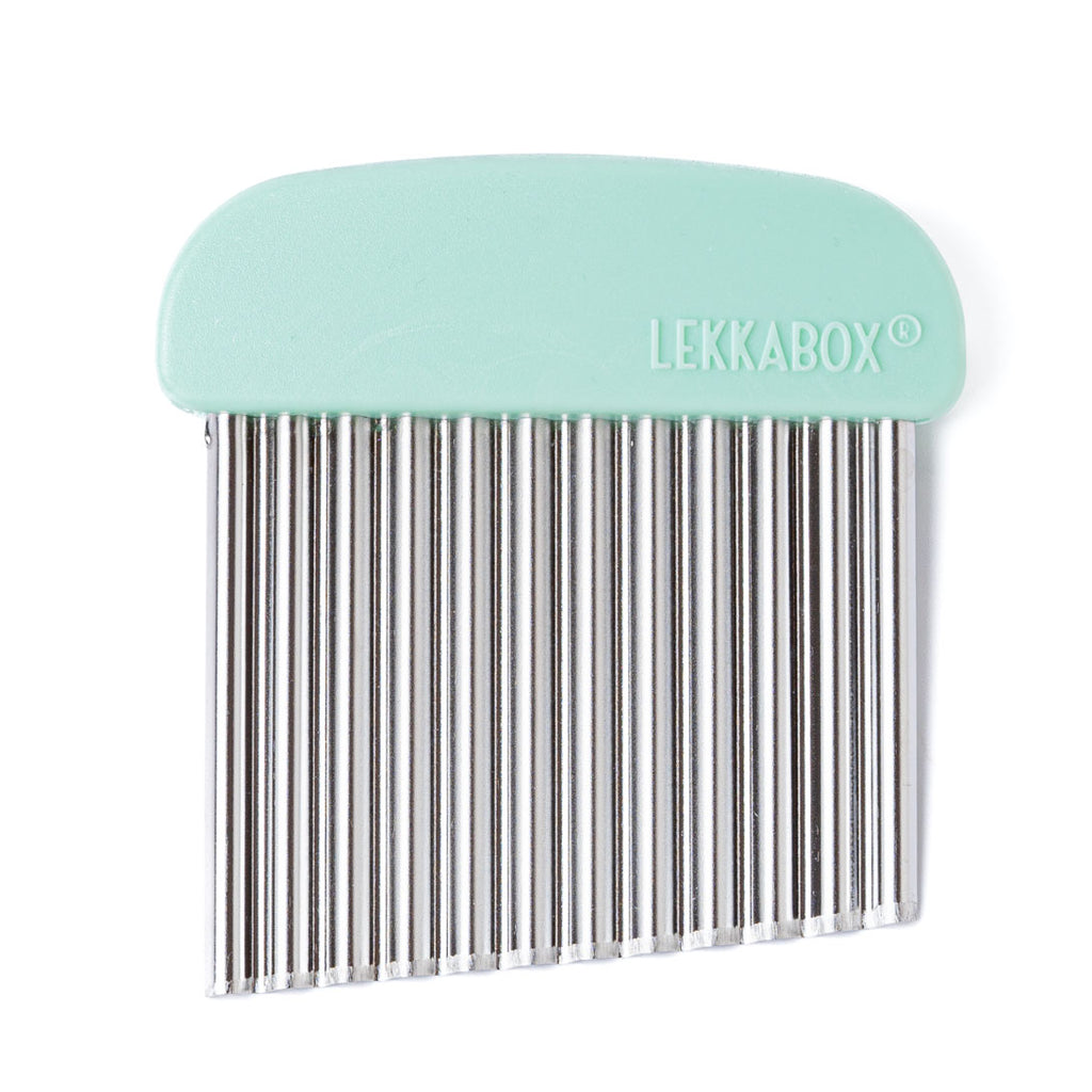 LEKKABOX® Vlnkový kráječ – stříbrný