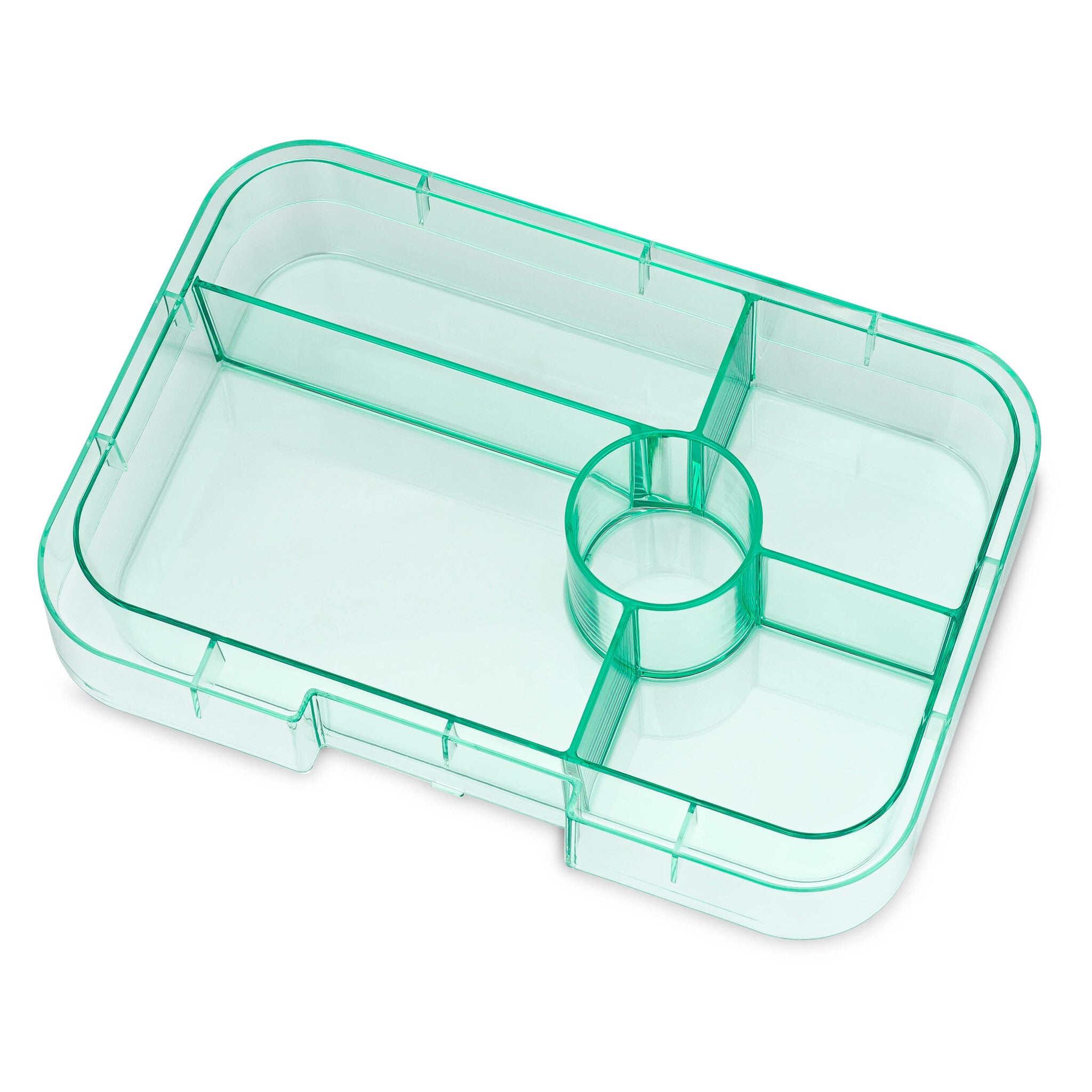 Extra tácek k Yumbox Tapas XL - Aqua transparentní 5 oddělení