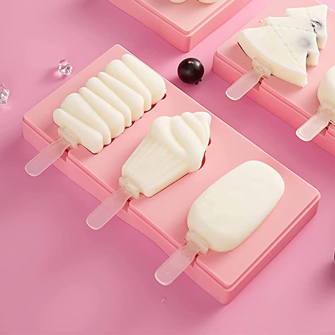 Silikonová forma na nanuky - modrá klasika