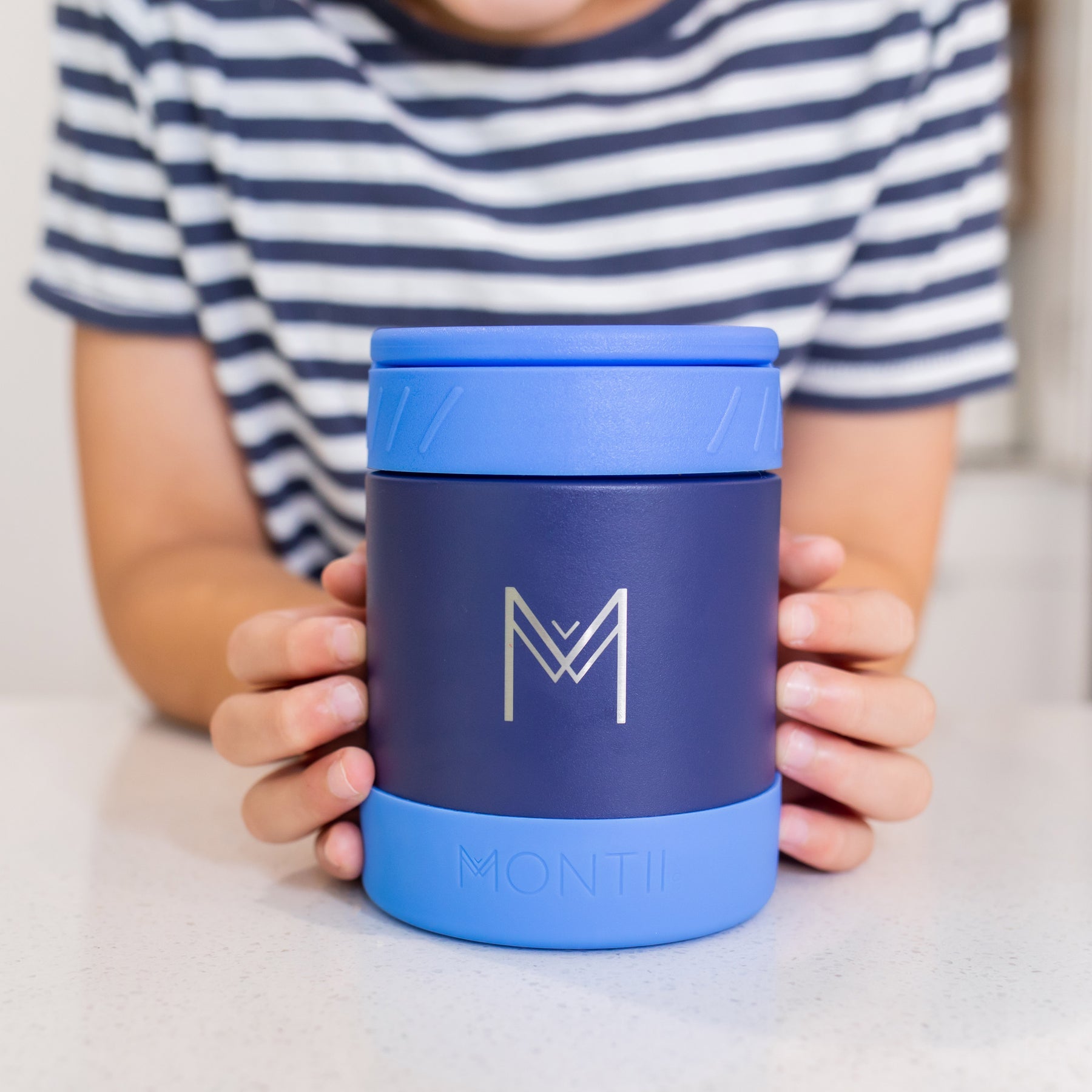 MontiiCo termoska na jídlo 400ml kobalt