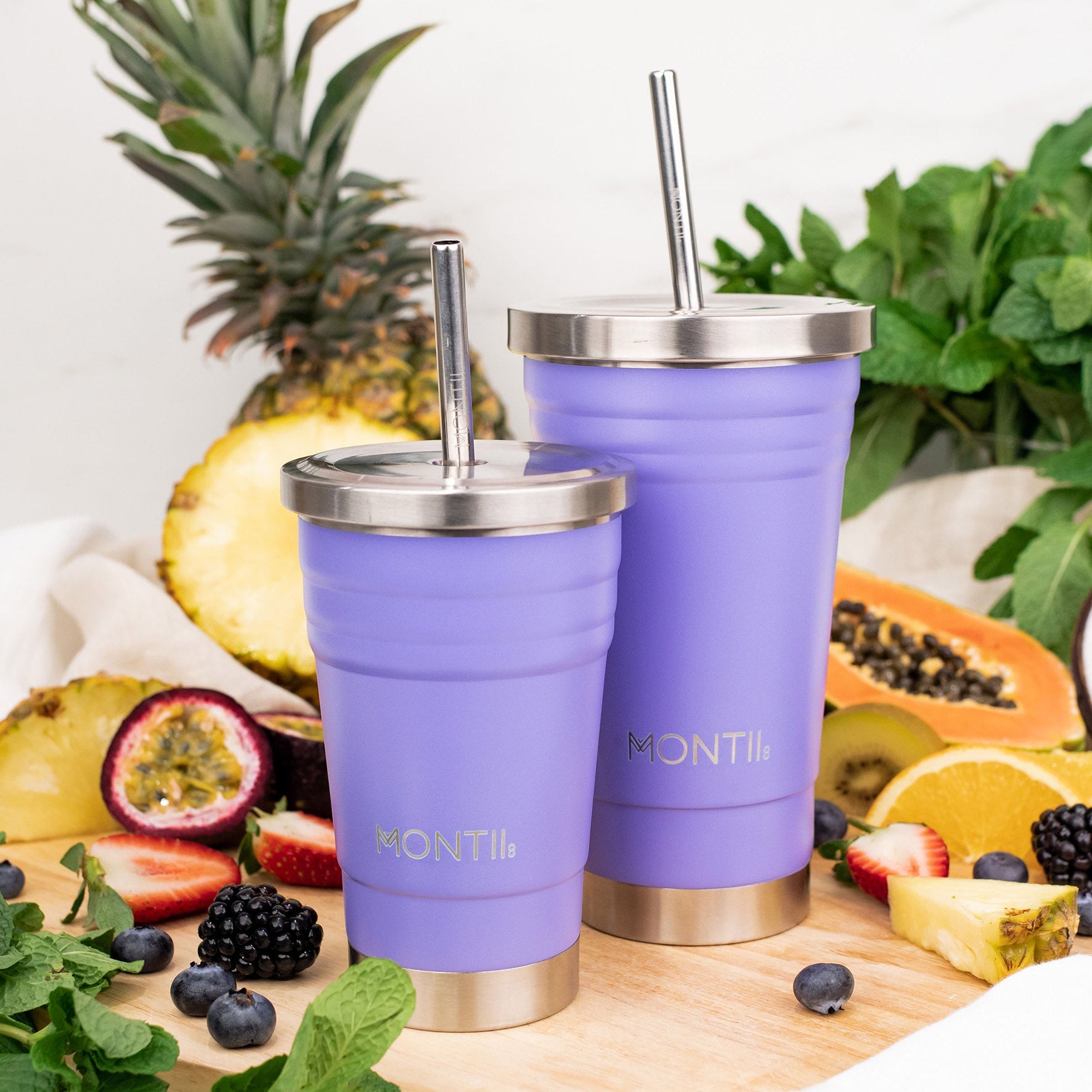 Montii Mini Smoothie cup - termoizolačný smoothie pohár Mini Hrozny  275 ml