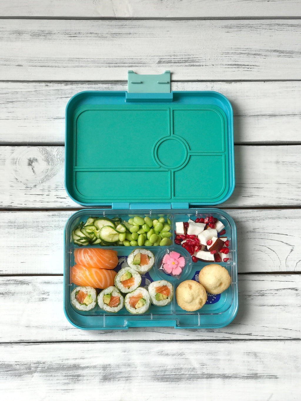 Yumbox Tapas XL 5 oddělení modrý Antibes
