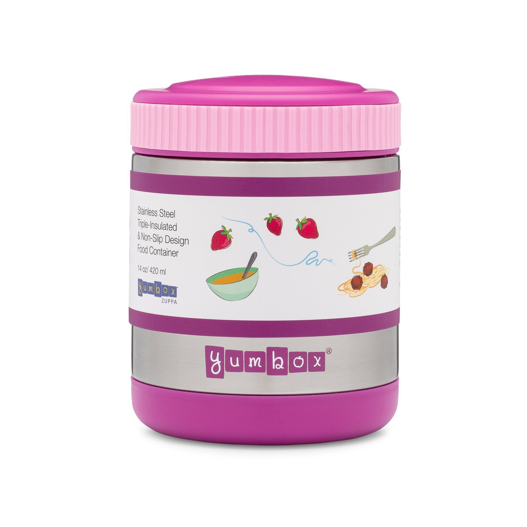 Yumbox Zuppa termoska na jídlo fialový klenot