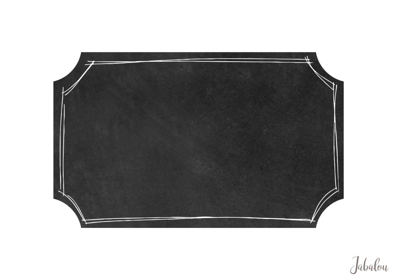 Voděodolná nálepka tabule černá