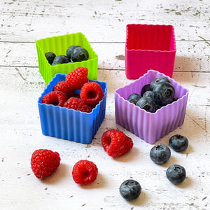 Yumbox CUBES - sada 8 čtverečních silikonových formiček